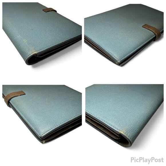 CELINE Grained Calfskin Large Multifunction Bi-Fold Wallet - Picture 13 of 16